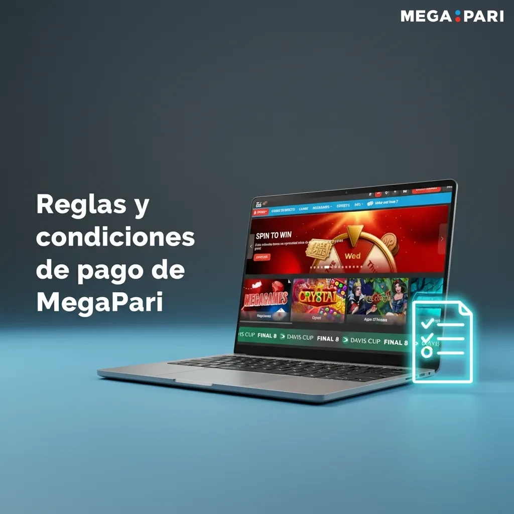Reglas y condiciones de pago de MegaPari: titularidad, KYC, mismo método, límites y tiempos, requisitos de bono.