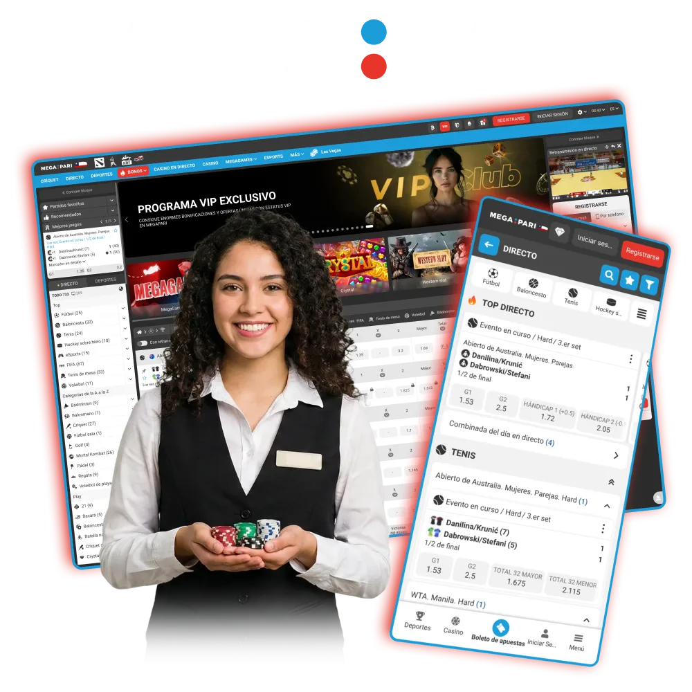 Megapari Chile apuestas deportivas casino online con licencia internacional.