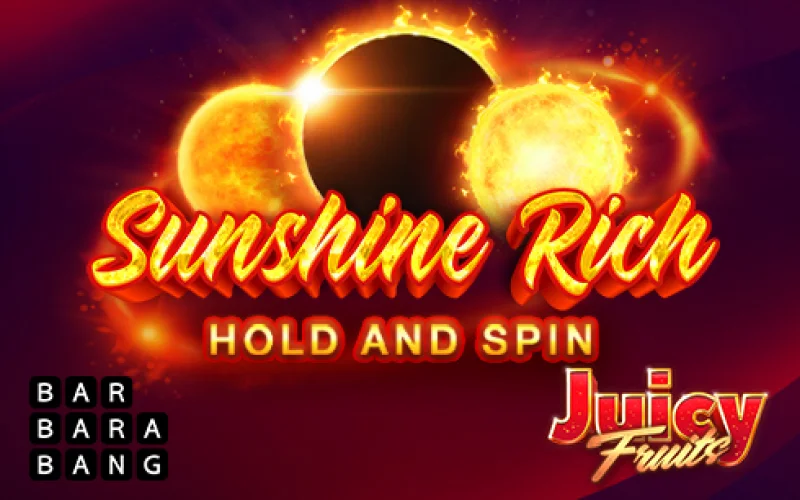 Disfruta de una explosión de frescura y grandes premios frutales en Juicy Fruits Sunshine Rich dentro de Megapari casino.
