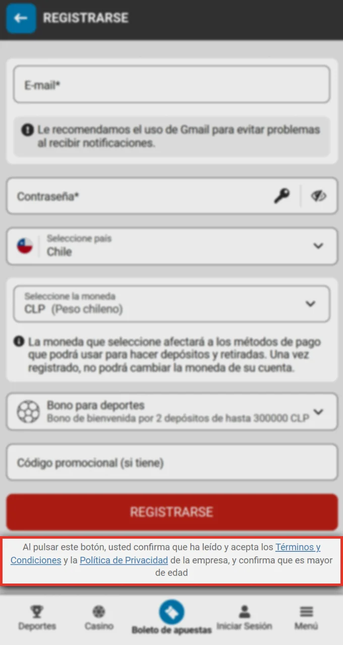 Para completar su registro en Megapari, acepte los términos y condiciones.